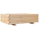 Garden Planter 90x60x26.5 cm Solid Wood Pine 847343