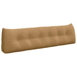 Back Pillow Brown 180 x 24 x 50 cm Velvet 42014582
