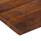Table Top 70x60x3.8 cm Rectangular Solid Wood Reclaimed 371261