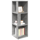 Corner Cabinet Concrete Grey 33x33x100 cm Engineered Wood 809030