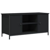 ZNTS TV Cabinet Black 100x40x50 cm Engineered Wood 832763