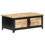 ZNTS Coffee Table 90x50x35 cm Solid Mango Wood 289103