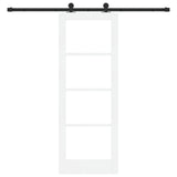 Sliding Door ORKDAL White and Black 73.5 x 198.5 cm 3332016