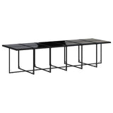 Garden Dining Set Black 3211123
