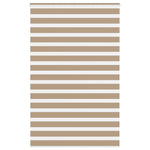 ZNTS Zebra Blind Sand Brown 140x230 cm Fabric Width 135.9 cm Polyester 4014607