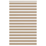 ZNTS Zebra Blind Sand Brown 140x230 cm Fabric Width 135.9 cm Polyester 4014607