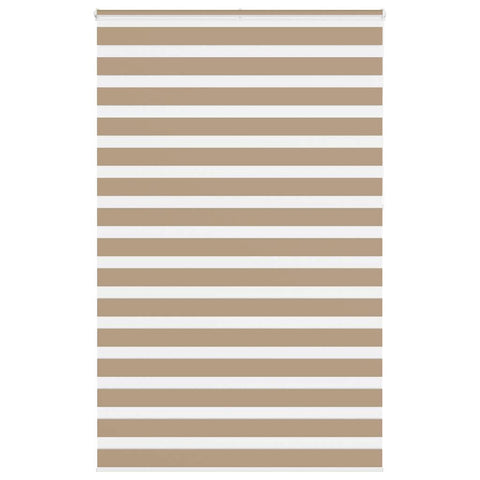 ZNTS Zebra Blind Sand Brown 140x230 cm Fabric Width 135.9 cm Polyester 4014607