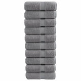 Premium Guest Towels "SOLUND" 10 pcs Grey 30x50 cm 600 gsm 137304
