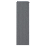 Top for Highboard HAMAR Dark Grey 90x30x100cm Solid Wood Pine 340434