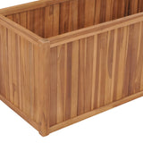 Raised Bed 100x50x50 cm Solid Teak Wood 48971
