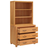 Storage Furniture Set with Drawer Brown Engineered wood 3328635