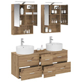 Bathroom Furniture Set 5 pcs Artisan Oak 3406926