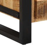 Drawer Cabinet 40x40x90 cm Solid Rough Wood Mango 4013581