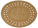 Area Rugs Natural 210 cm Jute 42010803