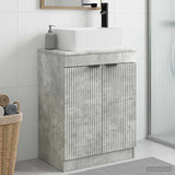 Bathroom Vanity with Sink Concrete Grey 54 x 35 x 83 cm 890161