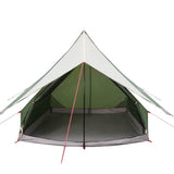 Family Tent with Roof Green and White 220 x 220 x 184 cm 4100673