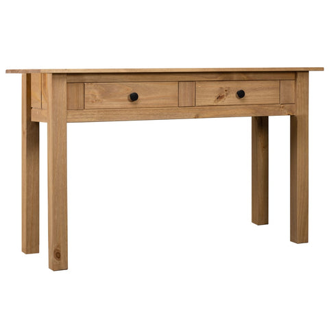 ZNTS Console Table 110x40x72 cm Solid Pine Wood Panama Range 282679