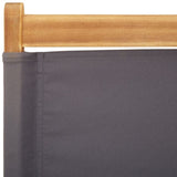 Folding Garden Chairs 8 pcs Anthracite Fabric and Solid Wood 3214642