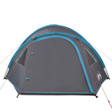 Camping Tent Dome 4-Person Blue Waterproof 94350