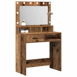 Dressing Table Old Wood 79 x 41 x 135 cm Engineered Wood 865089