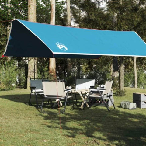 ZNTS Camping Tarp Blue 500x294 cm Waterproof 94671