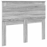 Headboard with Headboard Grey Sonoma 120 cm Engineered Wood 887470