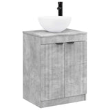 Bathroom Furniture Set Concrete Grey Engineered Wood 3404207