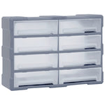 ZNTS Multi-drawer Organiser with 8 Big Drawers 52x16x37 cm 149600