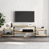 TV Cabinet Sonoma Oak 197x35x52 cm Engineered Wood 826326