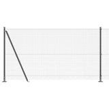 Welded Wire Fence with Concrete Base 50 x 1.2 m 3352594