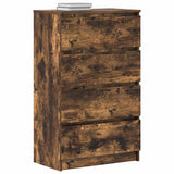 815075 Sideboard Smoked Oak 60x35x98,5 cm Engineered Wood