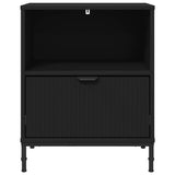 Bedside Cabinet Black 49 x 36 x 61 cm Engineered wood 883476