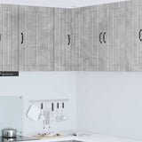 Wall Corner Cabinet LUCCA Concrete Grey 57 x 57 x 80 cm 885078