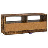 LED TV Cabinet Smoked Oak Engineered Wood 897430