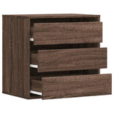 Corner Chest of Drawers Brown Oak 60x41x58 cm Engineered Wood 852849