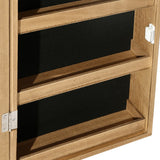 Mirror Jewellery Cabinet with LED Lights Wall Mounted 353255