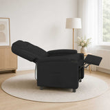 Recliner Chair Black 75 x 95 x 106 cm Fabric 42051139