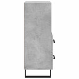 Sideboard Concrete Grey 34.5x34x90 cm Engineered Wood 828696