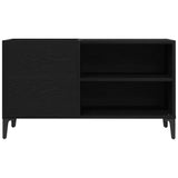 Record Cabinet Black Oak 84.5 x 38 x 48 cm Engineered Wood 862867