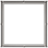 Planter 80x80x30 cm Stainless Steel 860805
