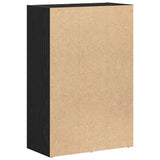 Book Cabinet/Room Divider Black Oak 60.5x30x90cm Engineered Wood 862473