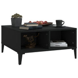 Coffee Table Black Engineered wood, metal 60 cm x 60 cm x 30 cm 805987