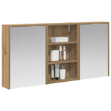 Bathroom Cabinet Set 3 pcs 126 x 16 x 62.5 cm Engineered wood 3403831