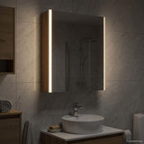 Bathroom Mirror Cabinet Artisian Oak 53.5 x 15.5 x 70 cm 889238