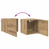 Wall Mounted TV Cabinet Artisan Oak 30.5 x 30 x 30 cm 8003721