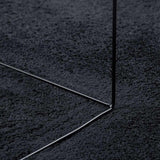 Rug OVIEDO Short Pile Black 160x230 cm 375559