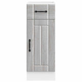 Kitchen Base Cabinet Lucca Grey Sonoma Engineered Wood 853703
