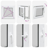 Basement Window "RISOR" 60x60 cm Tilt&Turn DIN Left White 4108344