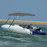 4-bow Bimini Top Grey 243x210x137 cm 94808