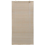Bamboo Roller Blinds 2 pcs 120x160 cm Natural 278742